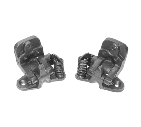1966 - 1967 Chevelle Lower Door Hinges, Pair of Left and Right, Angle 2