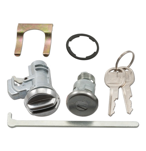 1970 - 1972 Chevelle Glove Box and Trunk Lock Cylinders with GM Round Headed Keys, Kit