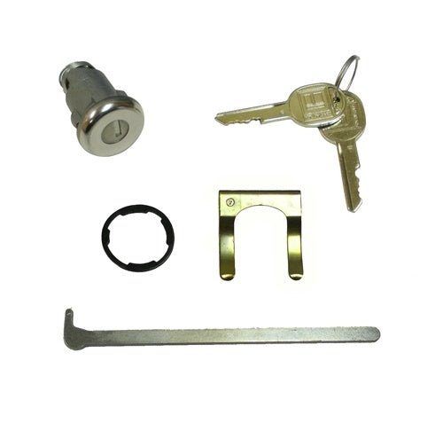 Trunk Lock Set With GM Round Headed Keys