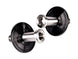 the New 1967 - 1972 Custom Chevelle or Nova Stainless Steel Door Jamb Striker Bolts with Black Anodized Double Ring Billet Washer Plates, Pair