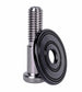 the New 1967 - 1972 Custom Chevelle or Nova Stainless Steel Door Jamb Striker Bolts with Black Anodized, Angle 2
