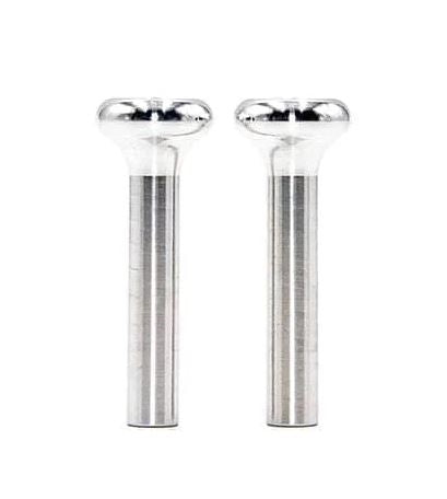 1968 - 1972 USA Made Machined Finish Billet Aluminum Door Lock Knobs, Pair