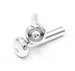 1968 - 1972 USA Made Machined Finish Billet Aluminum Door Lock Knobs, Pair, Angle 2