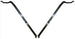 1966 - 1967 Chevelle Door Vent Window Frame Chrome Pillars for 2 Door Hardtop or Convertible, Pair