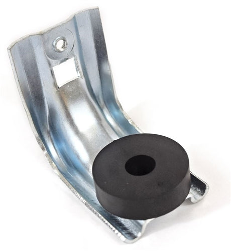 1970 - 1972 Chevelle Door Glass Rubber Bumper Channel Stop with Bracket, Each, Angle 2