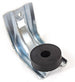 1970 - 1972 Chevelle Door Glass Rubber Bumper Channel Stop with Bracket, Each, Angle 2