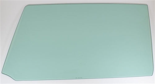 1966 - 1967 Chevelle Door Glass, LH, Green Tint, 2 Door Hardtop & Convertible, Each