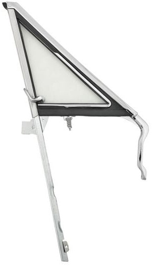 1966 - 1967 Chevelle Vent Wing Window Assembly, Clear Glass, Right Hand