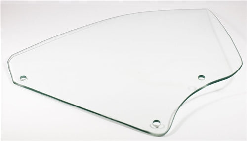 1966 - 1967 Chevelle Quarter Window Glass, RH, Clear, Convertible