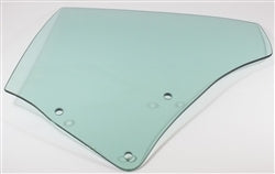 1970 - 1972 Chevelle Quarter Window Glass, Coupe, Tinted, LH Side