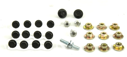 1970 - 1972 Chevelle Door Hardware Mounting Bolt Kit, 27 Pieces, Angle 2