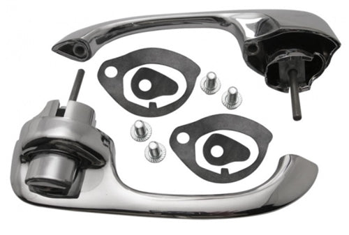 1968 - 1975 Nova Door Handles, Exterior, Chrome, OE Style, 2 Door