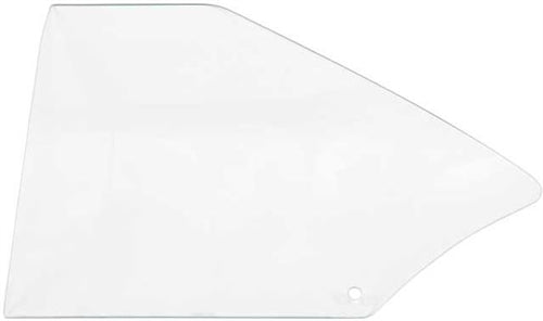 1968 - 1972 Nova Rear Quarter Window Glass, Clear Left Hand