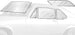 1968 - 1972 Nova Vent Wing Window Glass, Tinted, Right Hand, Angle 2