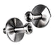 1967 - 1981 Custom STAINLESS STEEL Door Jamb Striker Bolts with a Natural Machined Finish, Pair
