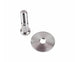 1967 - 1981 Custom STAINLESS STEEL Door Jamb Striker Bolts with a Natural Machined Finish, Pair, Angle 3