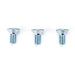 1962 - 1972 Chevelle or Nova Door Latch Mechanism Mounting Screws Set, 3 Pieces, Angle 3