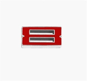Custom Emblem, Individual Number # 8, Red and Chrome