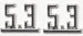 Custom 1965 - 1967 Chevelle or Nova 5.3 LS Engine Size Fender Emblems, Set