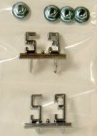Custom 1965 - 1967 Chevelle or Nova 5.3 LS Engine Size Fender Emblems, Set, Angle 2