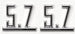 Custom 1965 - 1967 Chevelle or Nova 5.7 LS Engine Size Fender Emblems, Set