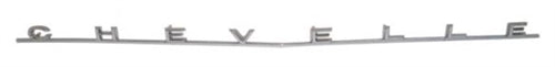 1966 "Chevelle" Super Sport Rear Body Tail Light Panel Script Emblem