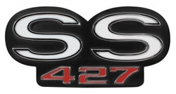 1967 Chevelle Super Sport Grille Emblem SS 427