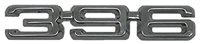 1969 - 1970 Chevelle Front Fender Emblem "396", Each