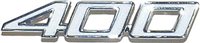 1970 - 1971 Chevelle Front fender emblems "400", Pair