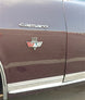 1965 - 1967 Chevelle Custom Chrome 502 Fender Emblem, Each, Angle 2