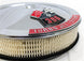 Air Cleaner Cross Flag Emblem, Die-Cast 396, Angle 4