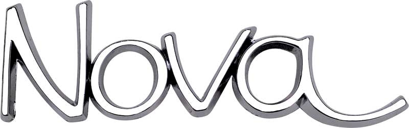 a 1968 Chevy II Nova Quarter Panel or 1969 - 1972 Nova Fender Script Emblem