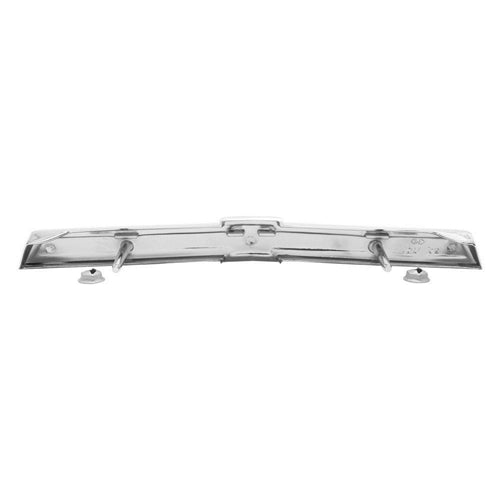 1969 - 1972 Nova Front Hood Lip Center Chrome Molding Emblem 3953840, Angle 3