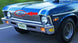 1969 - 1972 Nova Front Hood Lip Center Chrome Molding Emblem 3953840, Angle 4