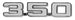 1970 - 1974 Nova Front Fender Emblem "350", Each