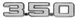 1970 - 1974 Nova Front Fender Emblem "350", Each