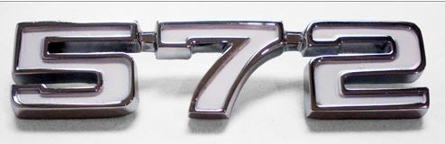 1969 - 1972 Nova 572 Custom Fender Emblem, USA Made, Each