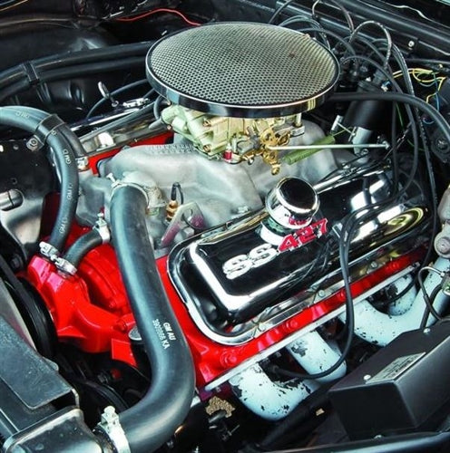 Super Sport SS 427 Engine Size Emblem, Nickey Motion, Angle 4