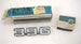1970 Nova Front Fender 396 Emblems, Original GM NOS Pair, Angle 2