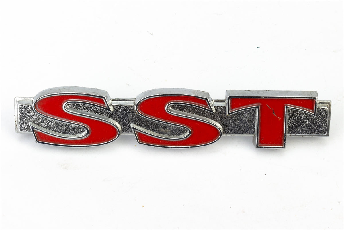 a, 1968 - 1974 Javelin SST Fender Emblem, Original AMC NOS, 3600010