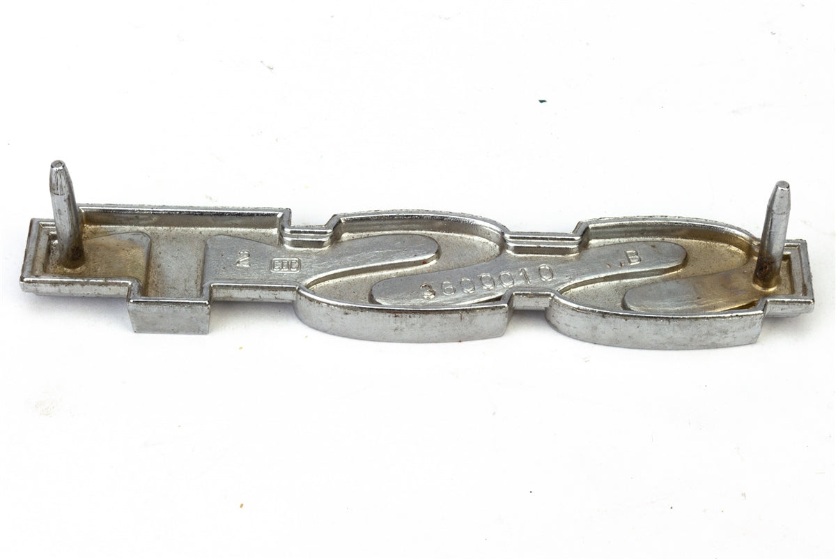 a, 1968 - 1974 Javelin SST Fender Emblem, Original AMC NOS, 3600010, Angle 2