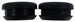 Valve Cover Grommets, Big Block, Rubber, Pair, Angle 2
