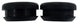 Valve Cover Grommets, Big Block, Rubber, Pair, Angle 2