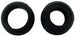 Valve Cover Grommets, Big Block, Rubber, Pair, Angle 3