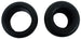 1968 - 1972 Nova Valve Cover Grommets, Big Block, Rubber, Pair