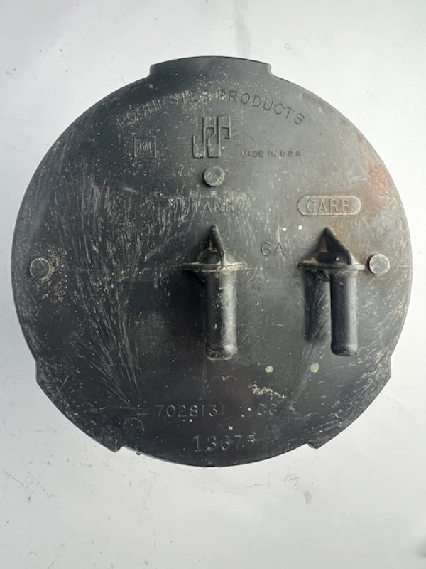 1970 - 1972 Original GM Used Chevelle and Nova Exhaust Vapor Vent Return EEC Charcoal Canister Can, 2 Ports, Angle 2
