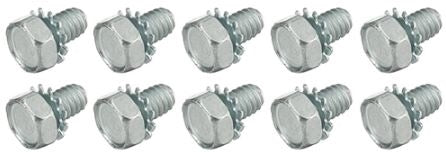 1964 - 1972 Chevelle and Nova Timing Chain Cover Bolts Set, Original Style 10 Pieces