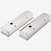 New Chevy Small Block Fabricated Aluminum Valve Cover, Clear Anodized Finish
