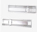 New Chevy Small Block Fabricated Aluminum Valve Cover, Clear Anodized Finish, Angle 2