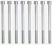 New Chevy Small Block Fabricated Aluminum Valve Cover, Clear Anodized Finish, Angle 4
